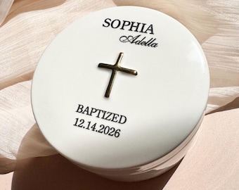 Baptism Gift for Goddaughter Keepsake from Godmother Gift for Baby Christening First Rosary Gift for Niece Baptism Party Present for Nephew