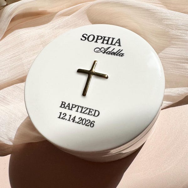 Baptism Gift for Goddaughter Keepsake from Godmother Gift for Baby Christening First Rosary Gift for Niece Baptism Party Present for Nephew
