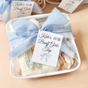 Bolsa de regalo para el 40 cumpleaños, recuerdo para mujeres adultas, bolsa de regalo de viaje de cumpleaños, regalo de escapada de fin de semana para damas, regalo de vacaciones en Hampton