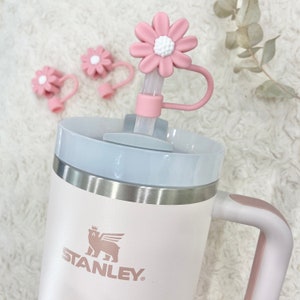 Silicone Straw Topper For Stanley Cups 6Pcs🤭🤗😃 - Stanley Tumbler -  Stylish Stanley Tumbler - Pink Barbie Citron Dye Tie