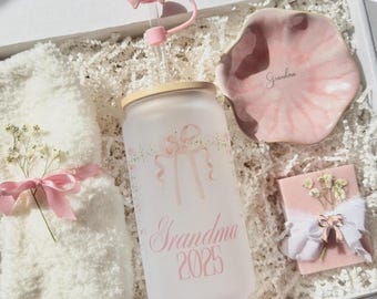 Grandma Gift Basket for Grandmom Birthday Gift Idea for New Grandmother Giftset for Grandma Mothers Day Gift for Surprise You’re a Grandma
