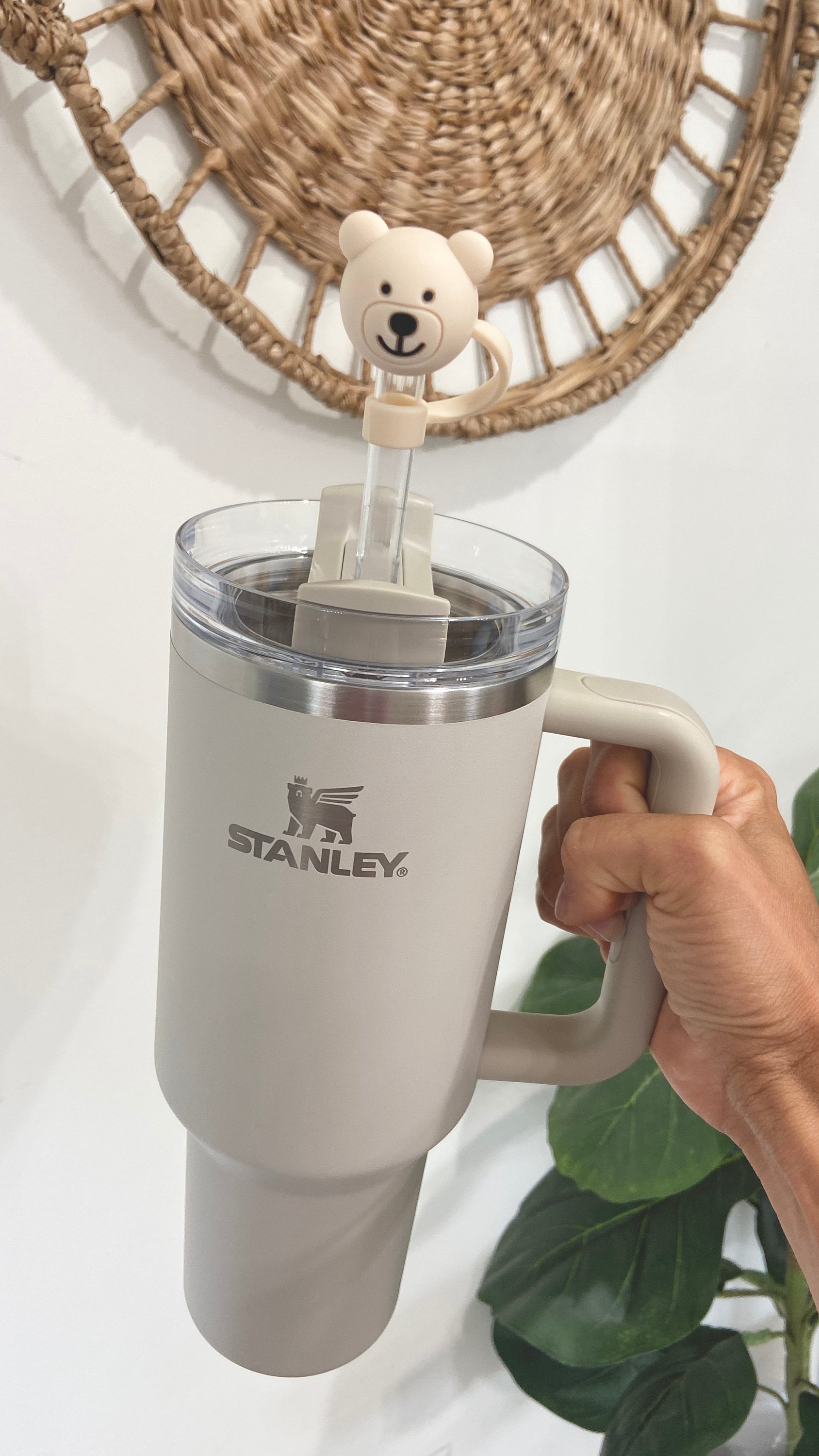 Stanley Tumbler Straw Cup Topper Drink Your Effing Water Blue