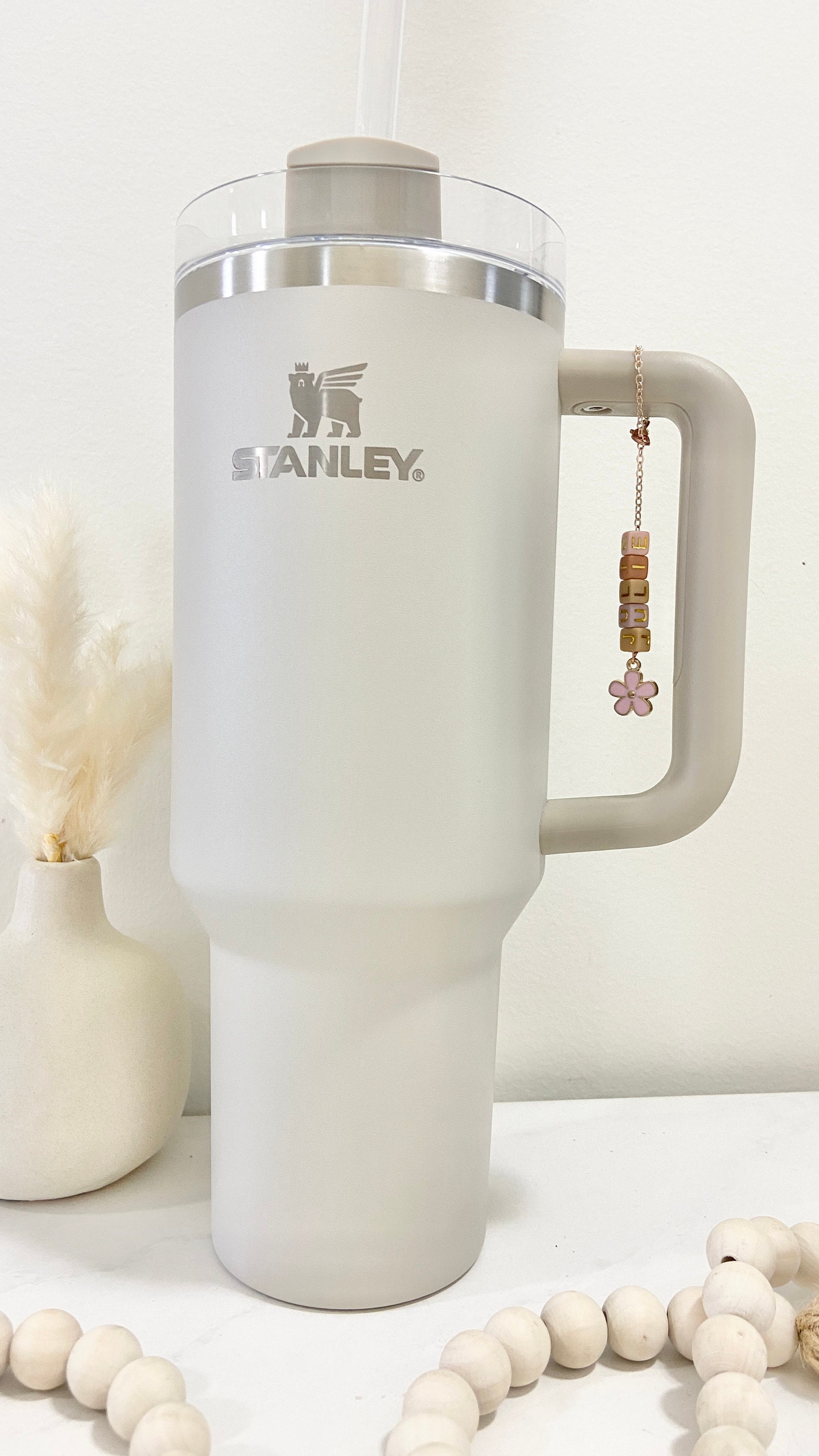 Stanley Tumbler Cup Charm Accessories for Water Bottle Stanley Cup Tumbler  Handle Charm Stanley Accessories Water Bottle Daisy Charm 