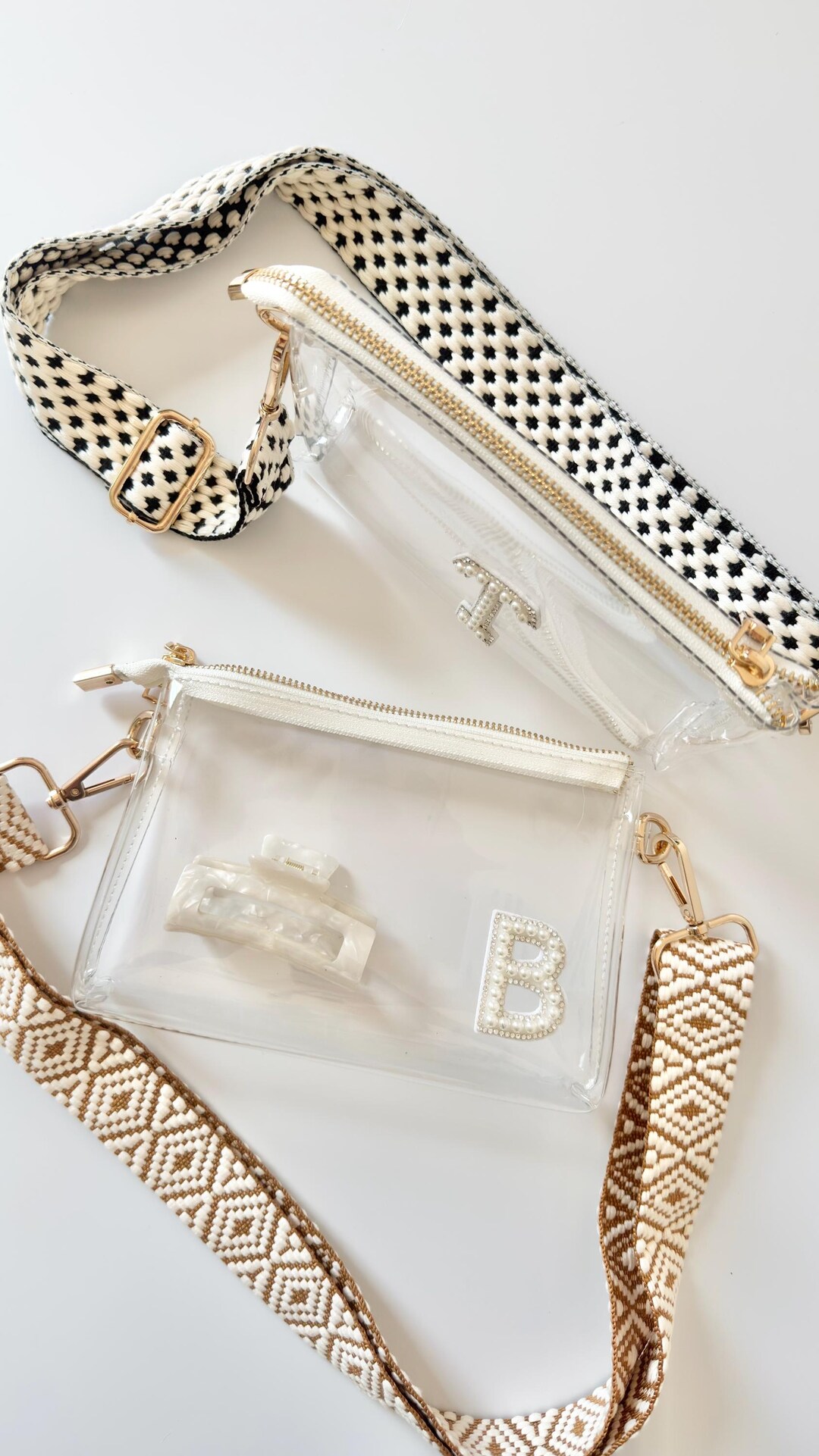 Borsa A Tracolla Trasparente In PVC Per Concerti E Festival - Impermeabile, Unisex, Dimensioni 25x23 Cm