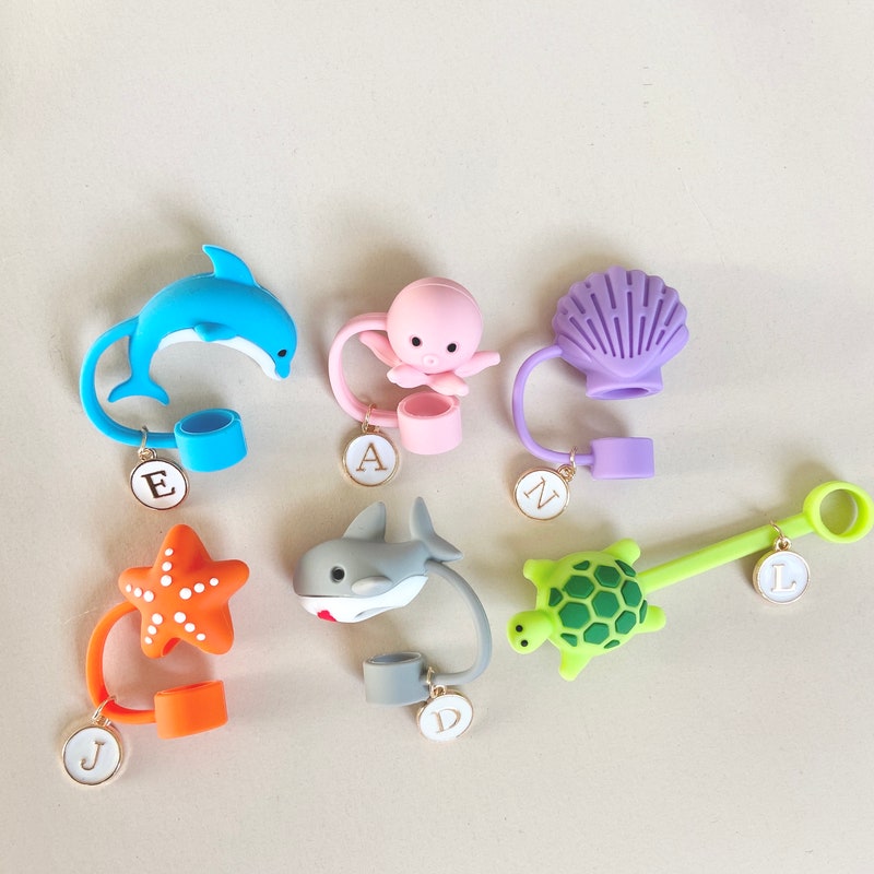 Straw Cap for Tumbler Cup Accessory Straw Charm 40oz Quencher Water Bottle Straw Cover for Tumbler Straw Topper Cap 30oz Straw Cover