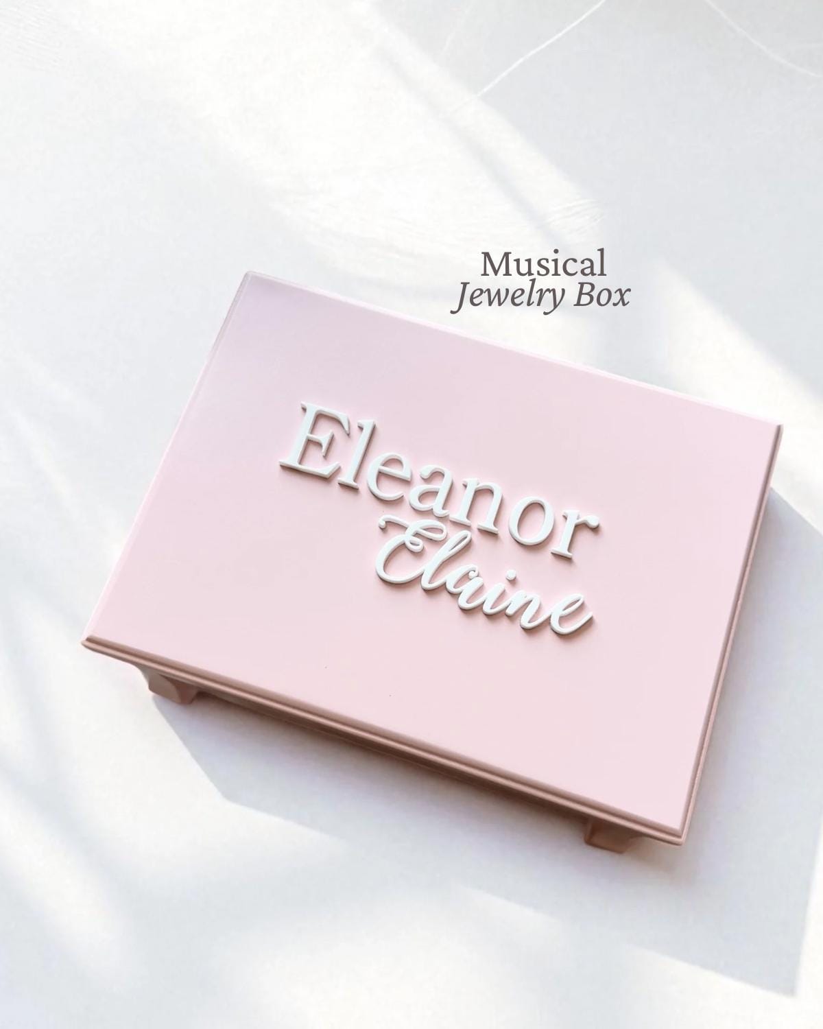 Music Jewelry Box for Baby Girl First Christmas Gift to Grandbaby Jewelry Storage Box Musical Ballerina Custom Name on Keepsake Jewelry Box