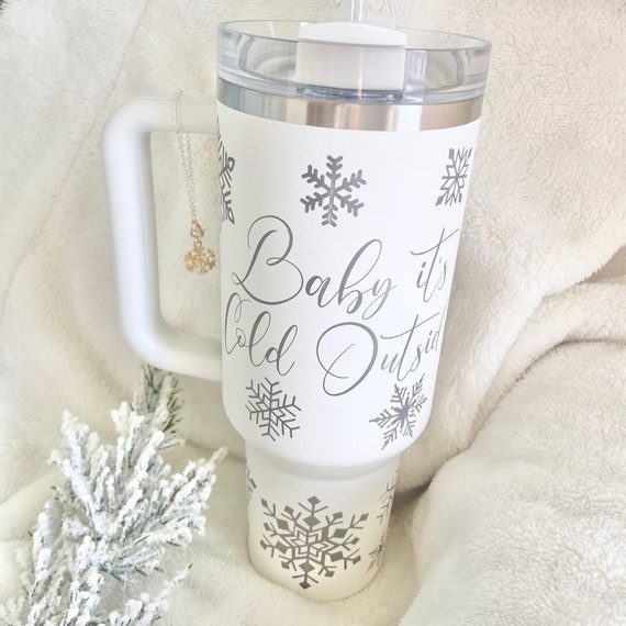 Engraved Stanley Tumbler Quencher Stanley With Handle 40oz Personalized  Stanley Custom Engraved Stanley Christmas Gift Stanley Tumbler Cup 