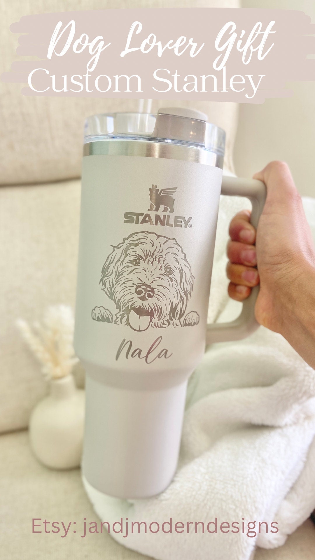 Stanley 40oz tumbler  Custom Engraved with Auto Enthusiast - Car Part –  Freckled & Framed Sign Co.