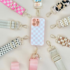 Personalized Phone Crossbody Strap Adjustable Hand Free Phone Holder for Phone Accessory Stocking Stuffer Phone Carrier for Concert Festival crossbody iphone 15 case strap for shoulder carrier iphone holder pouch bag for iphone strap carrier iphone