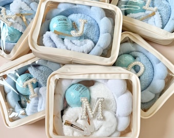 Preppy Girl Trip Gifts for Last Toast on the Coast Bachelorette Party Favor Spa Kit Gift for Blue Theme Party Bags for Beach Wedding Gifts