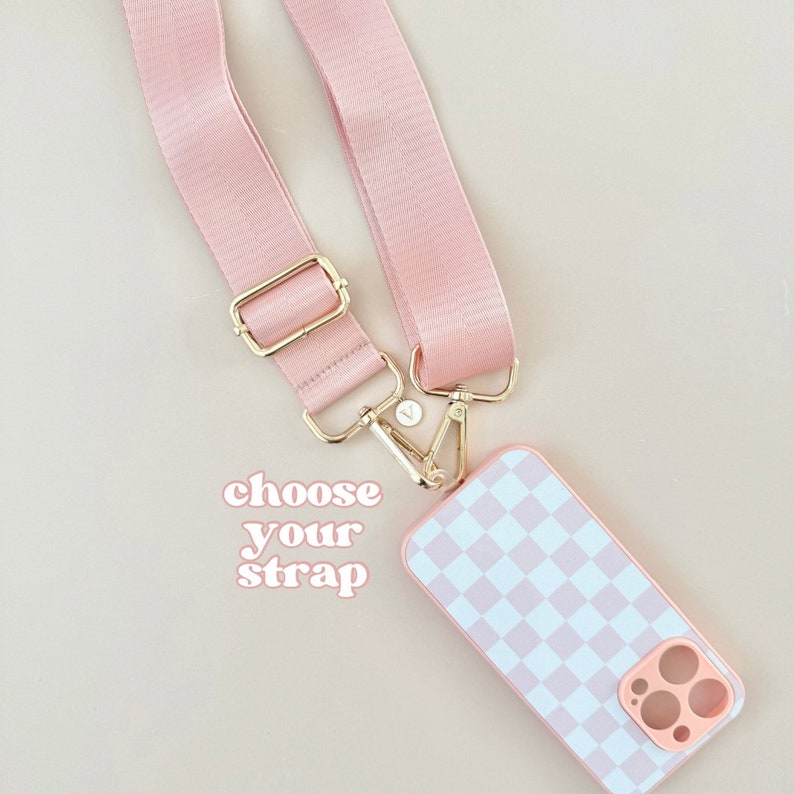 Personalized Phone Crossbody Strap Adjustable Hand Free Phone Holder for Phone Accessory Stocking Stuffer Phone Carrier for Concert Festival crossbody iphone 15 case strap for shoulder carrier iphone holder pouch bag for iphone strap carrier iphone