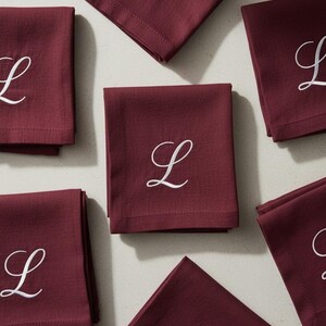 embroidered linen napkin personalized monogram napkin wedding table decor luxury dinner table napkin display custom last name initial napkin embroidered cloth napkin wedding reception tablescape bridal shower table decor baby shower table setting thanksgiving dinner table decor christmas dining table napkins housewarming gift personalized home decor wedding gift newlywed gift rehearsal dinner table display elegant linen napkins hostess gift custom embroidered napkins heirloom table linen luxury
