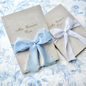 Libro de votos de boda personalizado para los novios, regalo de despedida de soltera, libro de votos para él y para ella para la ceremonia de renovación de votos, regalo para la fiesta de compromiso