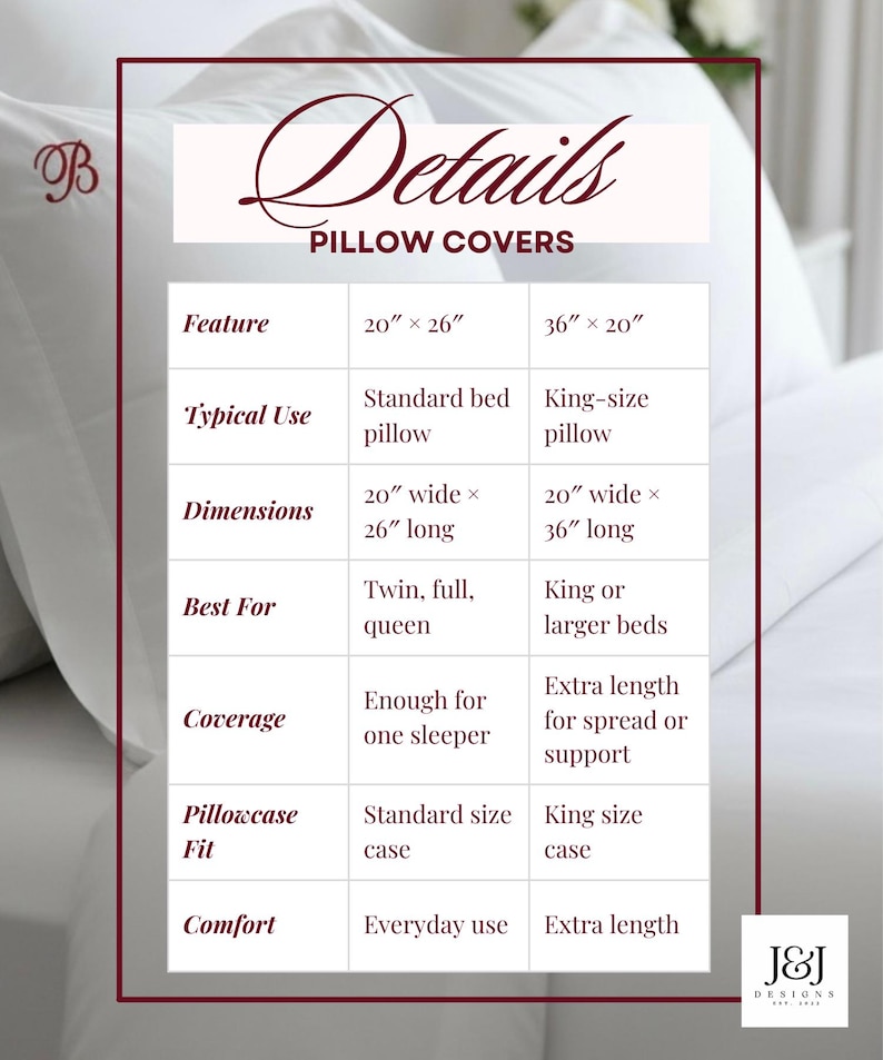 Personalized Monogram Pillowcase with Name Embroidered Initial Pillow Cover Housewarming Couple Gift Dorm College Teen Daughter Sweet 16 image 13