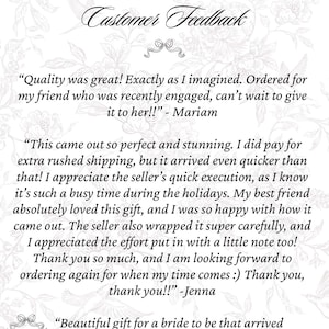 May include: Image features customer feedback with the text "11K+ POSITIVE REVIEWS" and "Customer Feedback". The image includes customer testimonials about a product, with quotes from Mariam, Jenna, and Molly. The background has a floral design.