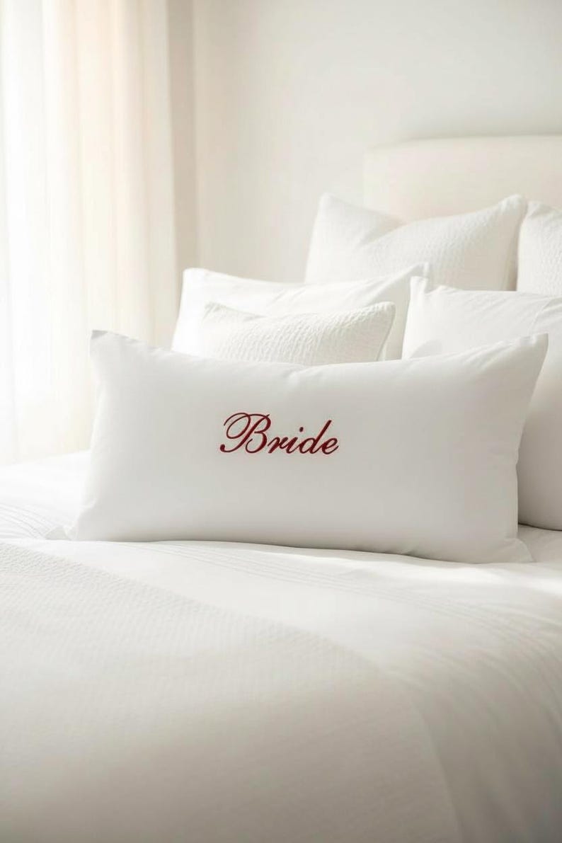 embroidered pillowcase with name personalized pillow cover with initial monogram custom name pillow for bride keepsake gift newly engaged friend wedding shower present engagement gift idea bridal bedroom decor heirloom pillow cover custom wedding pillow personalized home decor romantic bride to be engagement keepsake personalized bedding monogram pillowcase custom name embroidery wedding anniversary bridal shower decor sentimental keepsake pillow best friend engagement embroidered pillow cover
