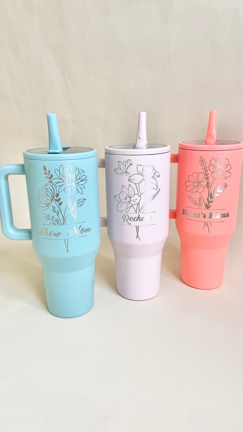 Custom Hydrojug Traveler Engraved Hydrojug Tumbler Personalized Hydrojug Traveler 40oz Cup Birthflower Tumbler Hydrojug Traveler Nurse Gift Engraved Hydrojug Tumbler Personalized Hydrojug Traveler 40oz Cup