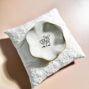 Bride ring dish personalized jewelry holder for engagement gift wedding day keepsake gift to bride from mom best friend engagement party gift bridal shower present engraved ring dish for bride to be elegant jewelry holder for wedding morning bride accessory tray custom name ring dish wedding keepsake jewelry storage gift engagement ring holder newly engaged woman unique wedding gift idea bride proposal gift from maid of honor timeless engagement ring tray for bride to be wedding box ring dish