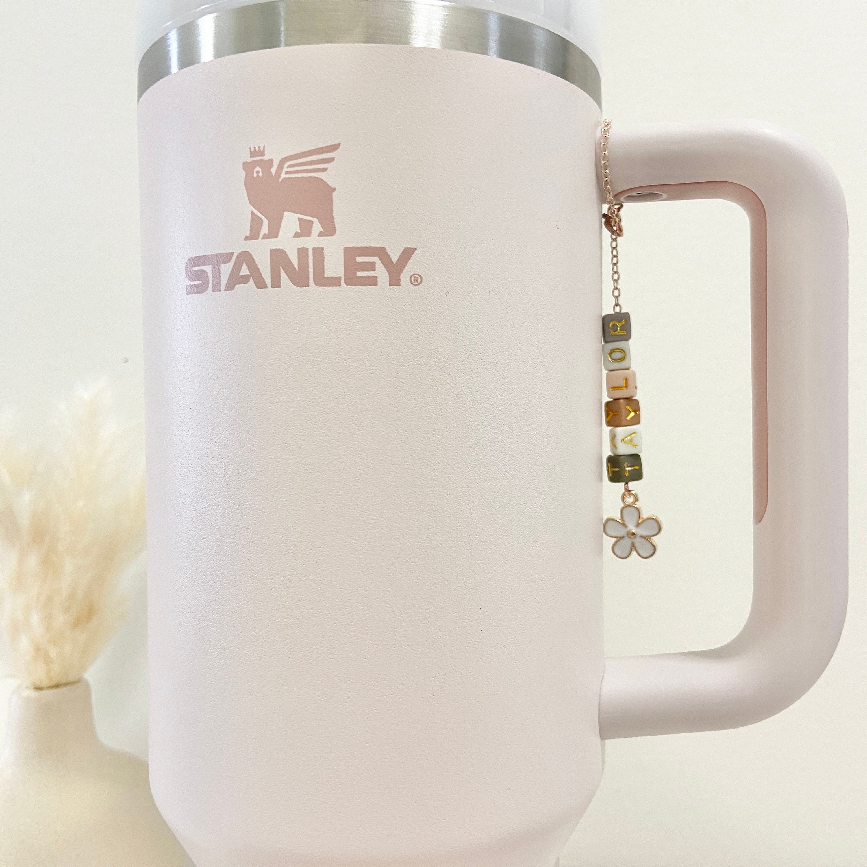 Stanley Tumbler Handle Charm 💗 #stanleytumbler #stanleyquencher #stan