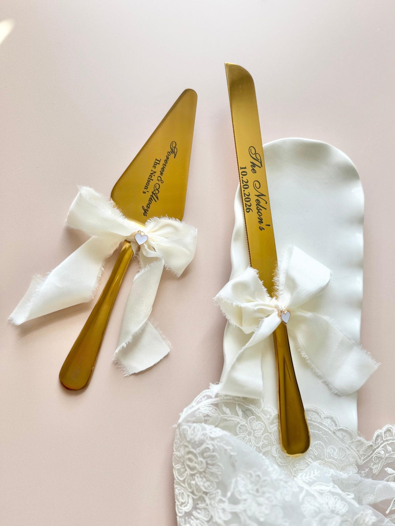 Wedding Cake Cutting Set
