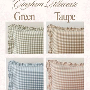 personalized gingham pillow sham custom monogram pillow embroidered initial decor ruffle edge pillow preppy bedroom accessory girls nursery room decor personalized baby girl room tween girl bedroom decor teen room makeover cottagecore home decor Southern style bedroom pillow personalized daughter room gift granddaughter bedroom gift preppy nursery bedding custom name pillow embroidered name sham gingham accent pillow feminine bedroom decor classic nursery accessory birthday gift vintage nursery