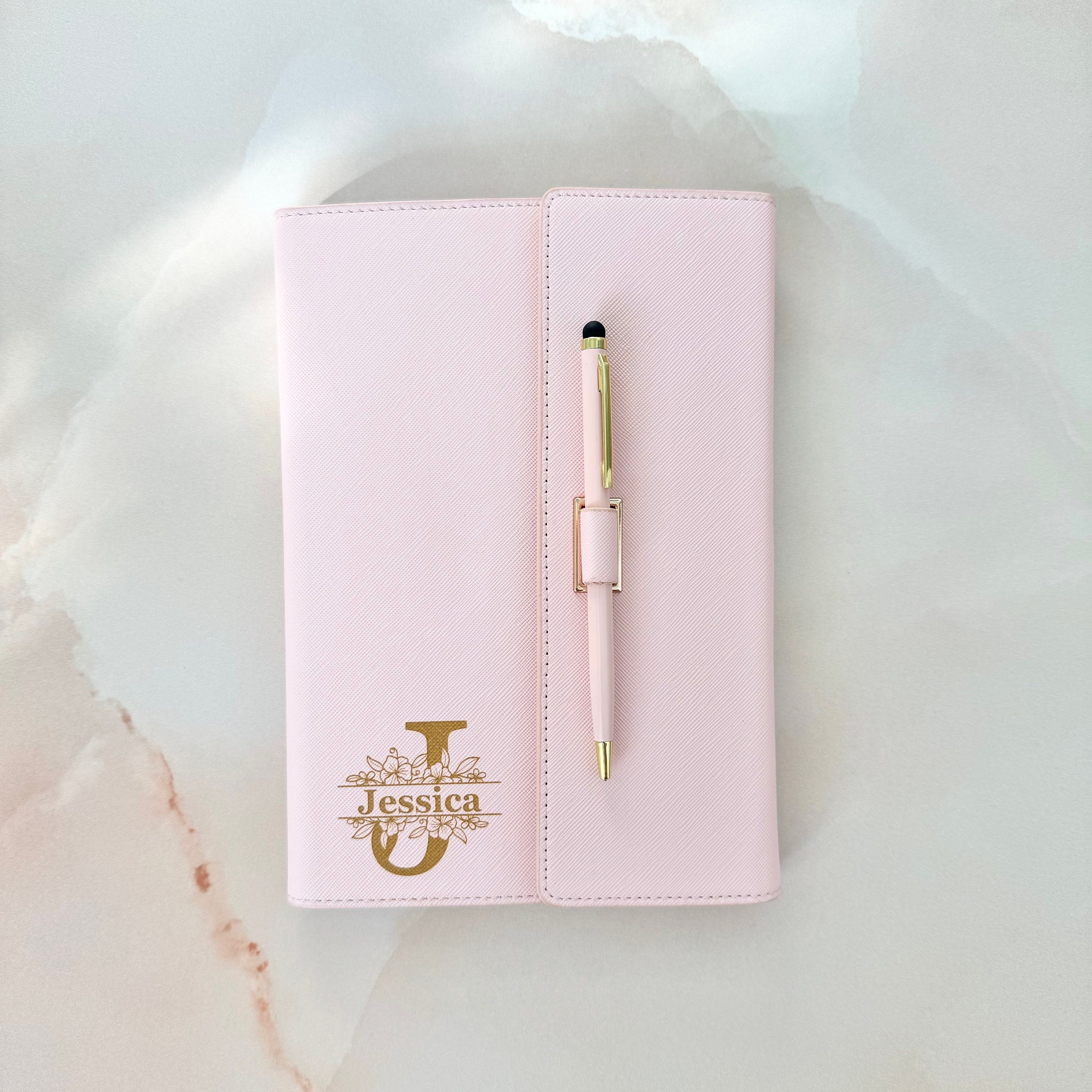 Personalized Refillable Portfolio Engraved Notebook College Graduation Gift Employee Appreciation Business Travel Journal Meeting Notepad