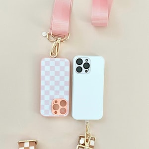 Personalized Phone Crossbody Strap Adjustable Hand Free Phone Holder for Phone Accessory Stocking Stuffer Phone Carrier for Concert Festival crossbody iphone 15 case strap for shoulder carrier iphone holder pouch bag for iphone strap carrier iphone