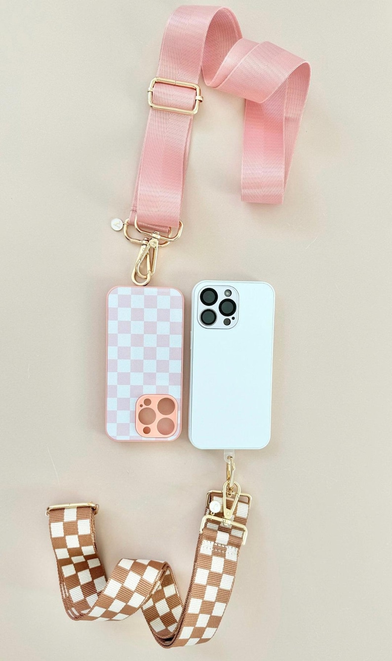 Personalized Phone Crossbody Strap Adjustable Hand Free Phone Holder for Phone Accessory Stocking Stuffer Phone Carrier for Concert Festival crossbody iphone 15 case strap for shoulder carrier iphone holder pouch bag for iphone strap carrier iphone