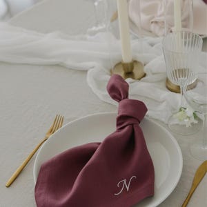 embroidered linen napkin personalized monogram napkin wedding table decor luxury dinner table napkin display custom last name initial napkin embroidered cloth napkin wedding reception tablescape bridal shower table decor baby shower table setting thanksgiving dinner table decor christmas dining table napkins housewarming gift personalized home decor wedding gift newlywed gift rehearsal dinner table display elegant linen napkins hostess gift custom embroidered napkins heirloom table linen luxury