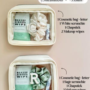 Cosmetic Bag for Bachelorette Party Hangover Kit Swag Bag Sage Wedding Gift Bridal Party Weekend Getaway Vacation Goodie Bags for Girls Trip coastal bachelorette merch sage color theme bridal shower goodie bag filler for lake weekend girls trip gifts