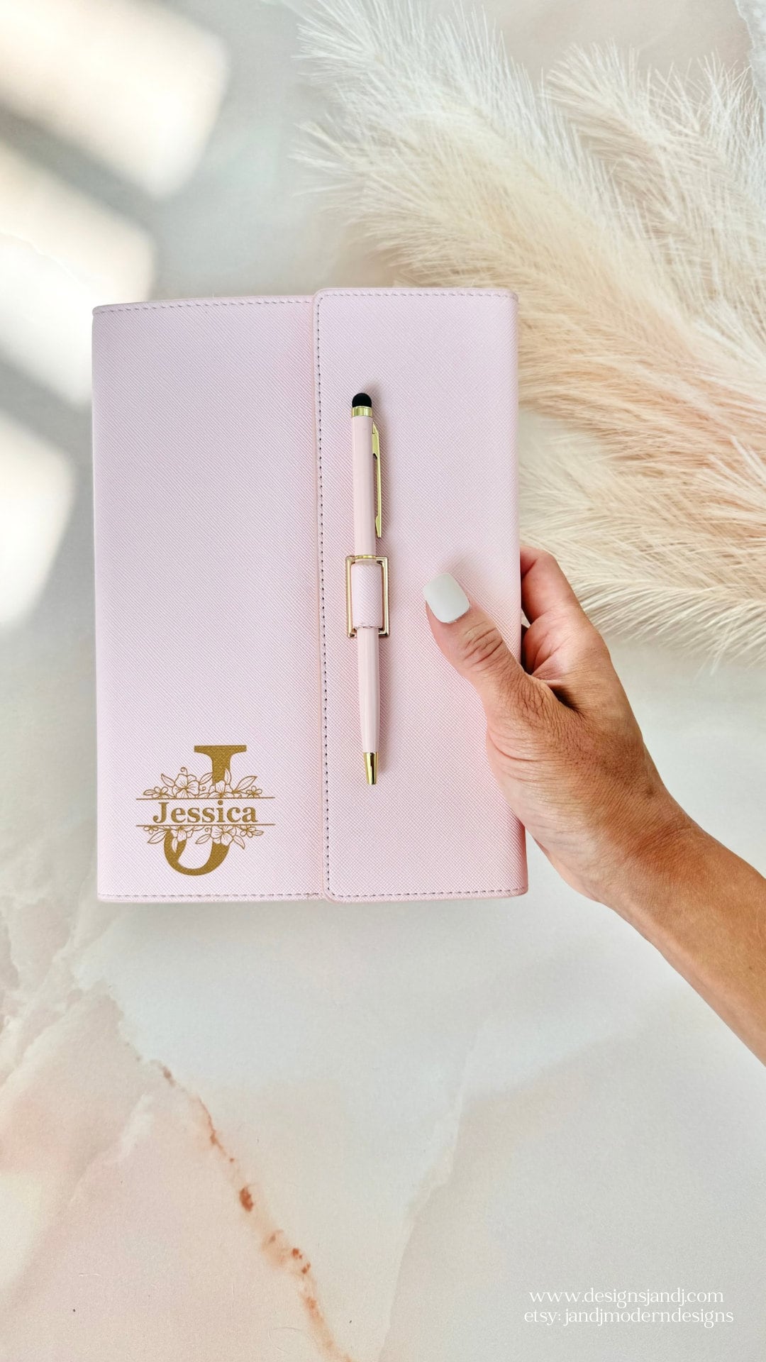Personalized Refillable Portfolio Engraved Notebook College Graduation Gift Employee Appreciation Business Travel Journal Meeting Notepad