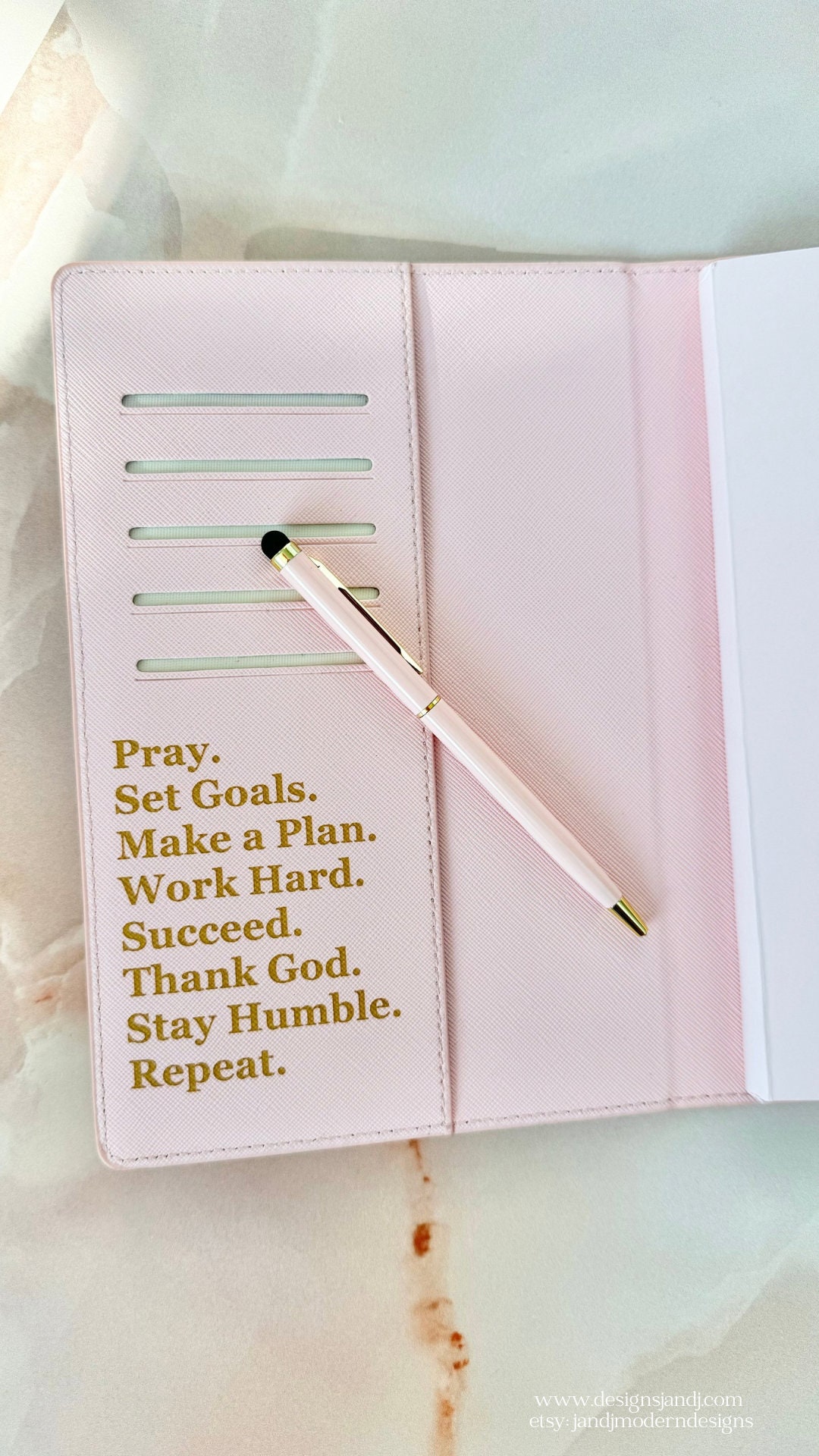 Personalized Refillable Portfolio Engraved Notebook College Graduation Gift Employee Appreciation Business Travel Journal Meeting Notepad