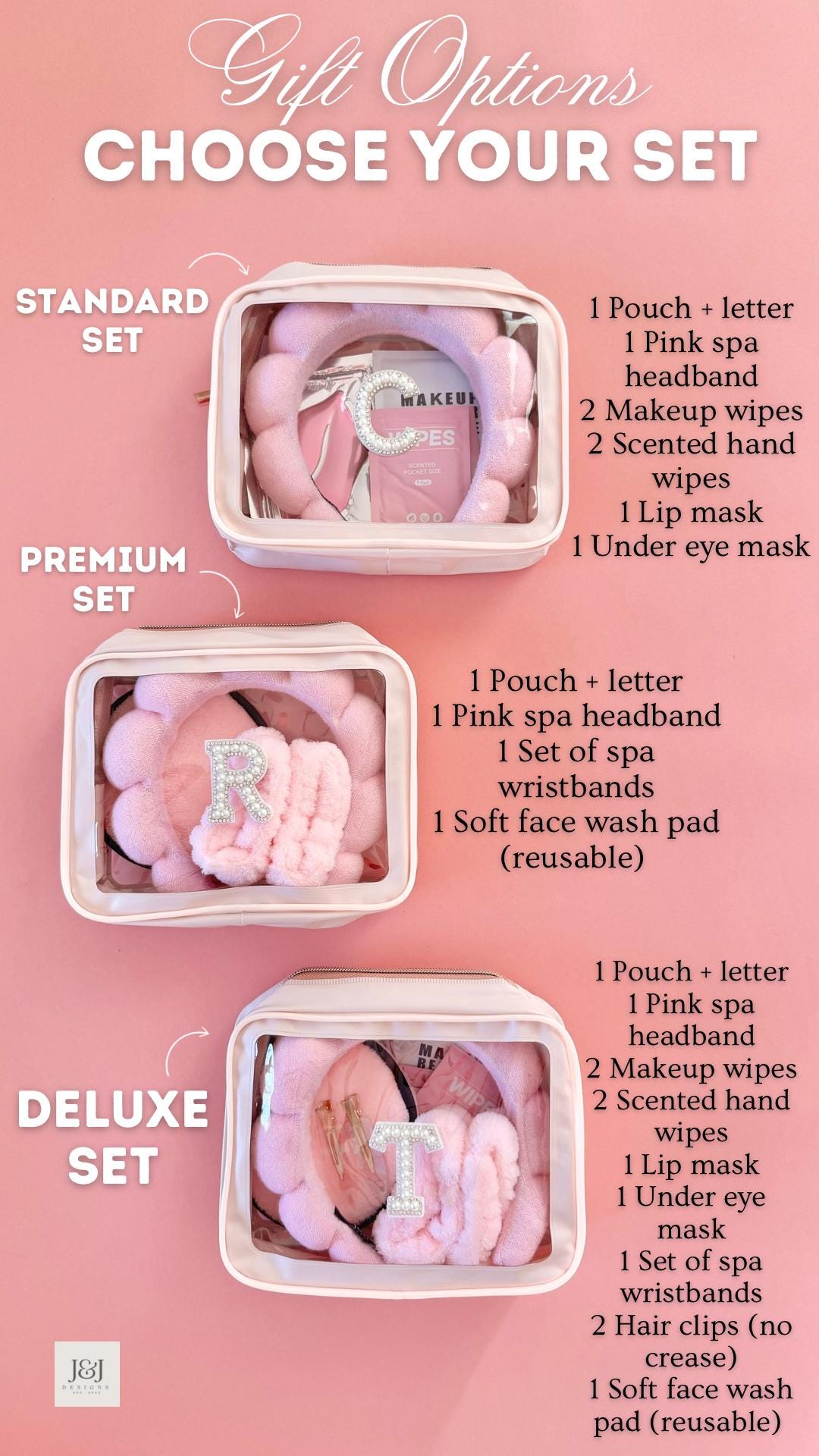 Personalized Care Package with Makeup Bag Bachelorette Party Gift Bag Party Favor for Teen Girl Slumber Party Pamper Spa Gift for Mom To Be