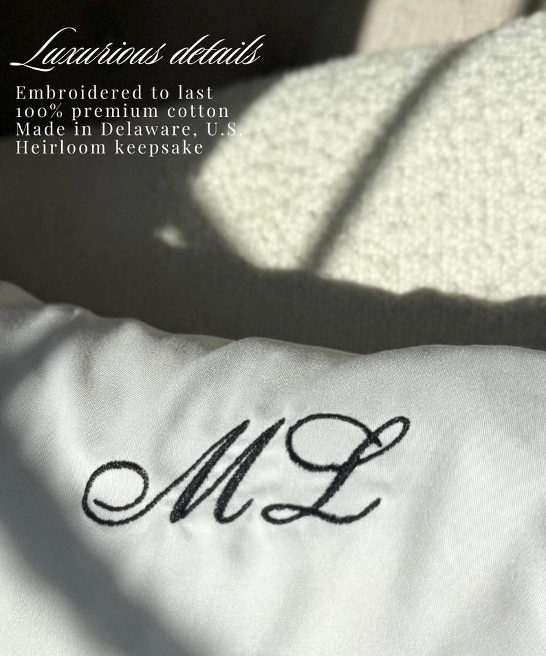 embroidered pillowcase with name personalized pillow cover with initial monogram custom name pillow for bride keepsake gift newly engaged friend wedding shower present engagement gift idea bridal bedroom decor heirloom pillow cover custom wedding pillow personalized home decor romantic bride to be engagement keepsake personalized bedding monogram pillowcase custom name embroidery wedding anniversary bridal shower decor sentimental keepsake pillow best friend engagement embroidered pillow cover