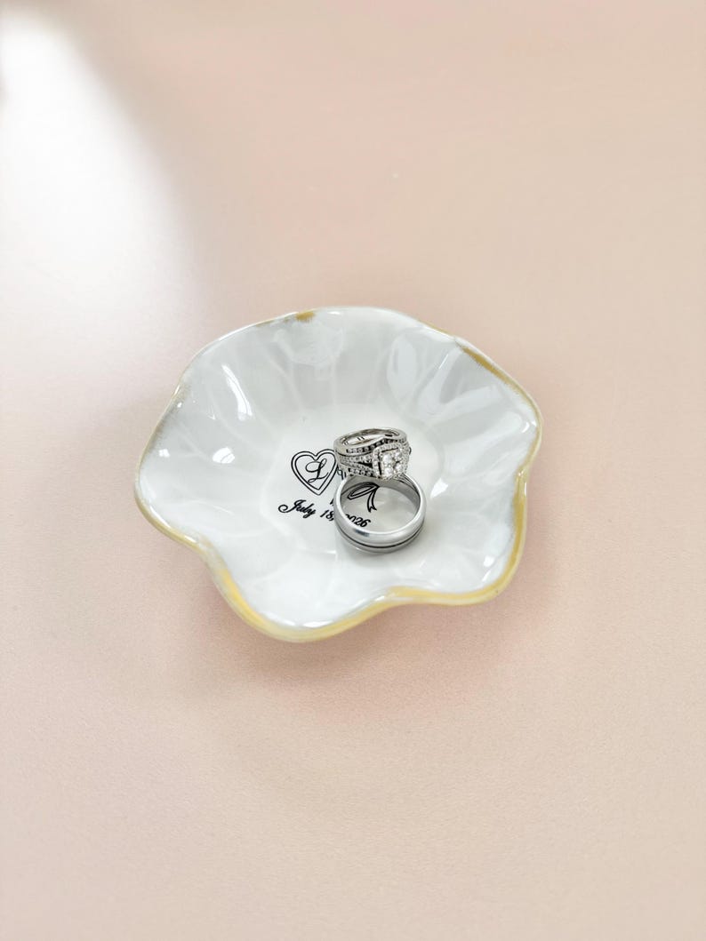 Bride ring dish personalized jewelry holder for engagement gift wedding day keepsake gift to bride from mom best friend engagement party gift bridal shower present engraved ring dish for bride to be elegant jewelry holder for wedding morning bride accessory tray custom name ring dish wedding keepsake jewelry storage gift engagement ring holder newly engaged woman unique wedding gift idea bride proposal gift from maid of honor timeless engagement ring tray for bride to be wedding box ring dish