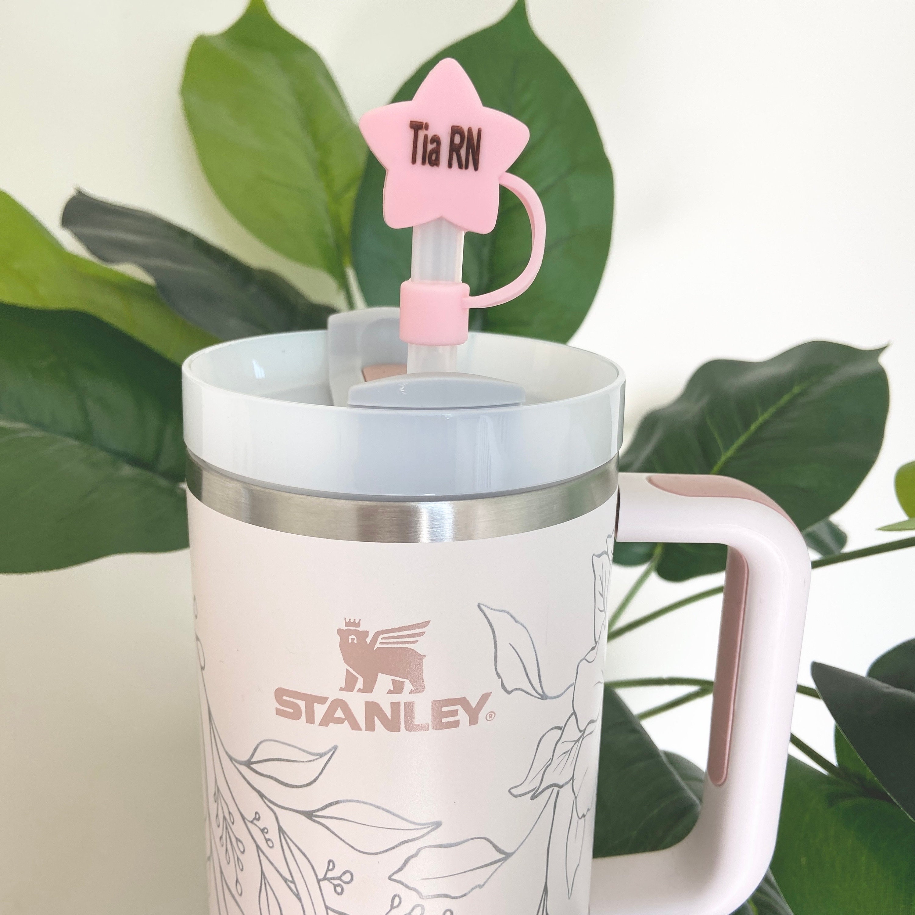 Stanley Accessory Straw Cap Stanley Topper Drink Cover Stanley Straw Cover  Stanley Daisy Straw Cover 40oz Stanley Cup Quencher Cap 30oz 