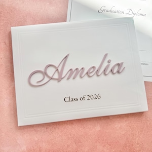 Diplom-Halter für Abschlussfeier Geschenk für Senior High School Graduate Geschenk für College-Diplom-Andenken-Ordner für Zertifikat Auszeichnung Cover