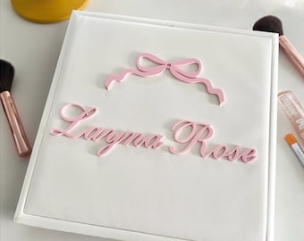 Joyero para adolescentes, ideal para cumpleaños de 16 años, con nombre, regalo de Navidad para sobrina, hija, San Valentín, novia.
