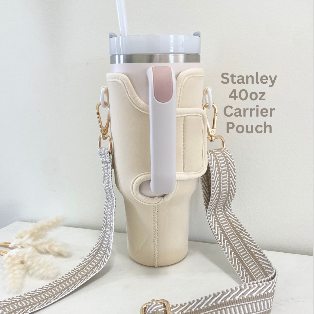 Adjustable Shoulder Strap For Stanley 40oz Tumbler with Handle Water Bottle  Carrier Bag Mug Cup Holder