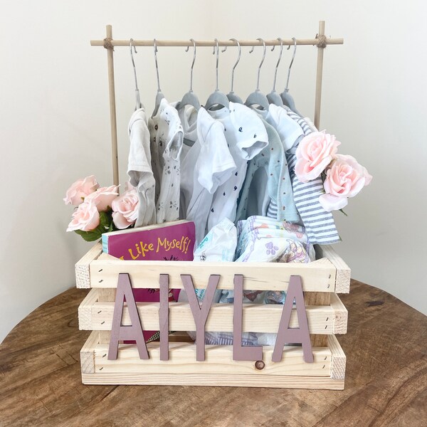 Baby Shower Basket Clothing Rack Etsy