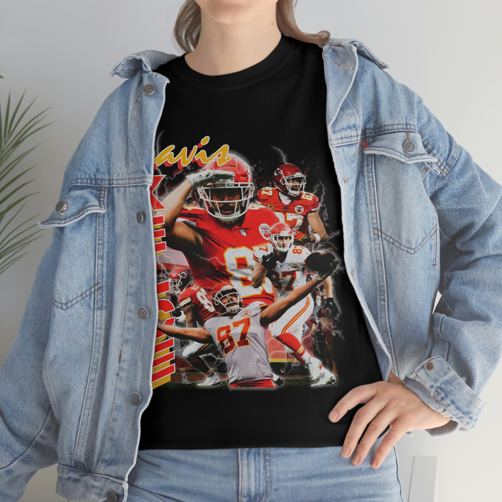 Discover Travis Kelce t shirt - Kansas City Chiefs, GOAT tight end, Super Bowl, Red Kingdom, vintage 90s bootleg T-Shirt