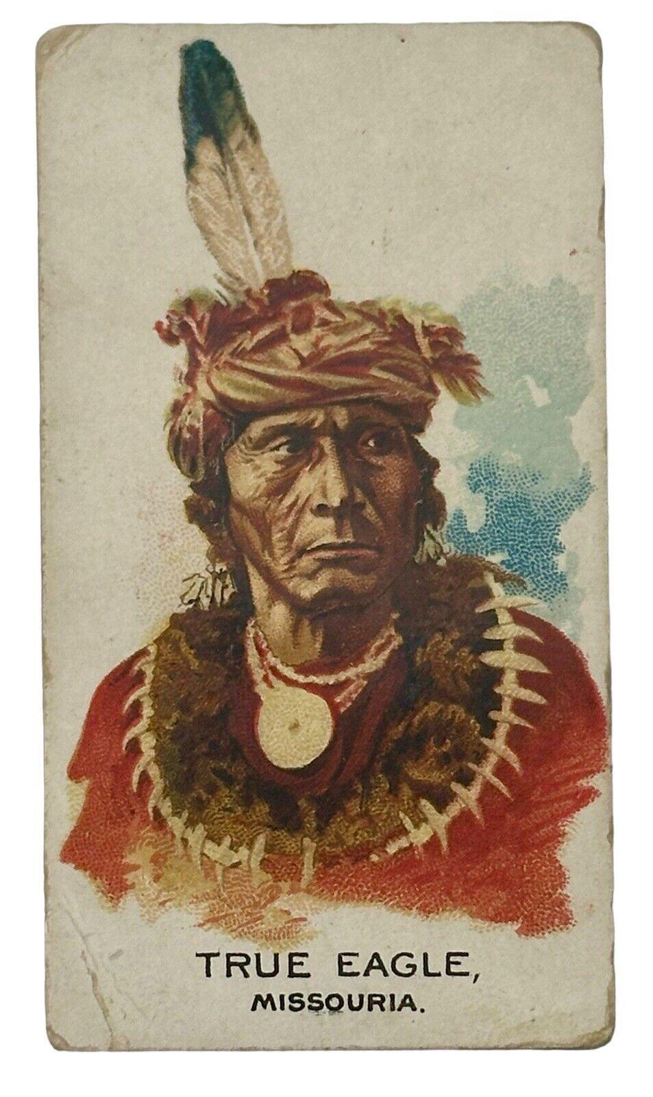 allen & ginter cigarette cards 1888 N2 Allen & Ginter American Indian Chiefs True Eagle Tobacco Card