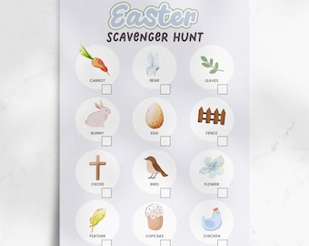 Búsqueda del tesoro cristiana de Pascua, Domingo de Pascua, Juegos de Pascua, Actividad de Pascua para niños, Idea para el servicio de Pascua, Pascua, Historia de Pascua imprimible