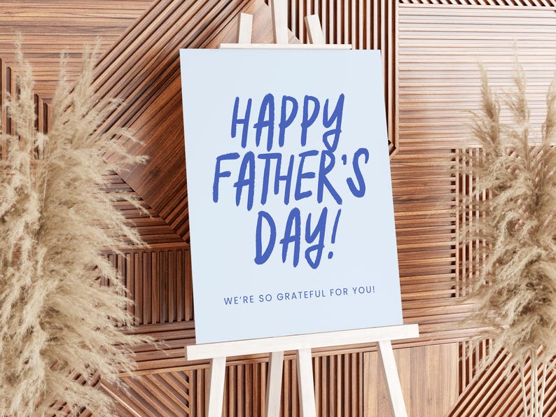 Fathers Day event sign