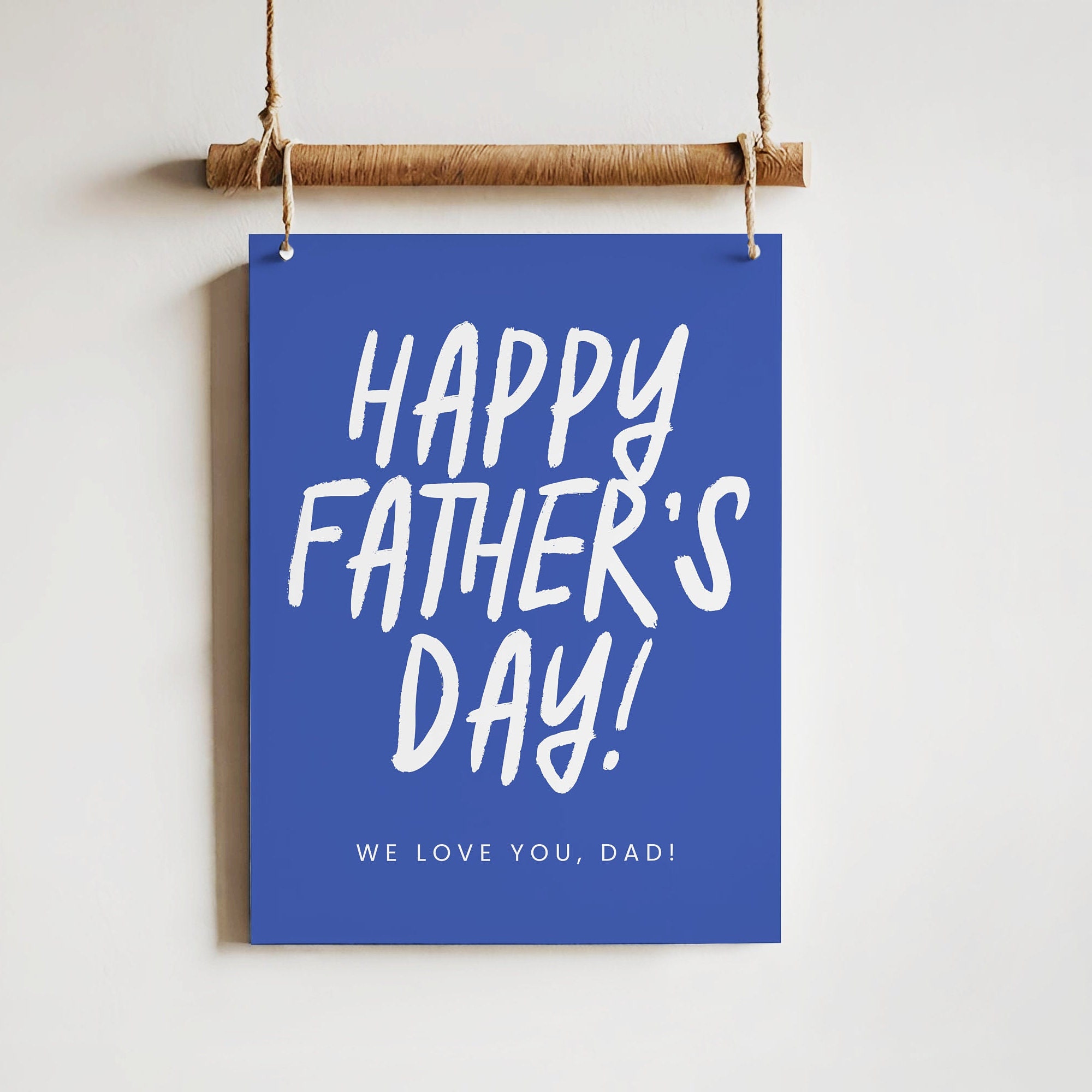 Happy Father's Day Sign, Happy Father's Day Poster, Party Welcome Sign ...