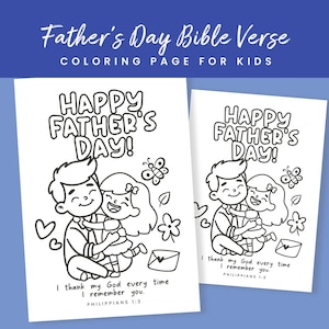 Activité chrétienne Fête des pères, Artisanat biblique pour la fête des pères, Souvenir de la Fête des Pères, Fête des Pères par beau-père, Coloriage Joyeuse Fête des Pères