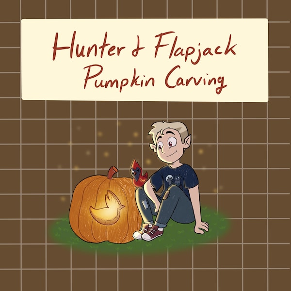 Hunter & Flapjack Pumpkin Carving