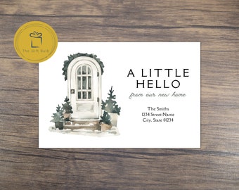 Modern Moving Announcement, New Address Cards, Just Moved, We've Moved, Postcard, Address Change, Instant Download, New Home Address