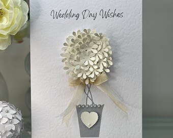 Wedding Card, Wedding Congratulations, New Mr & Mrs, Special Wedding Card, 3D Wedding Card, Keepsake Wedding Card, Luxury Wedding Card