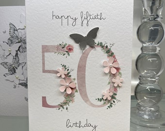 Carte D'anniversaire Amusante Pour Homme Et Femme Avec Effet 3D Pour 50